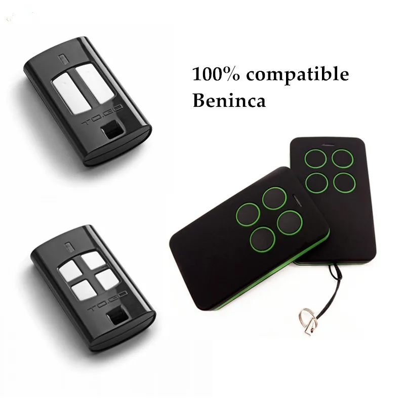 

Beninca TO.GO 2WV Garage door compatible transmitter Beninca rolling code remote control
