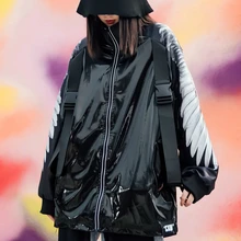 Женская мотоциклетная байкерская куртка из искусственной кожи в стиле пэчворк, зимняя куртка для девочек с толстой теплой флисовой подкладкой, блестящая искусственная кожа
