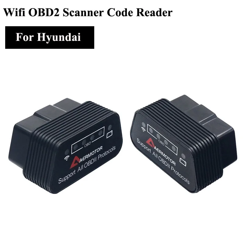 Wifi OBD2 Scanner Code Reader For Hyundai IX35 IX25 I30 I20 Kona Solaris Tucson Android IOS ELM327 Scanner Car Diagnostic Tools