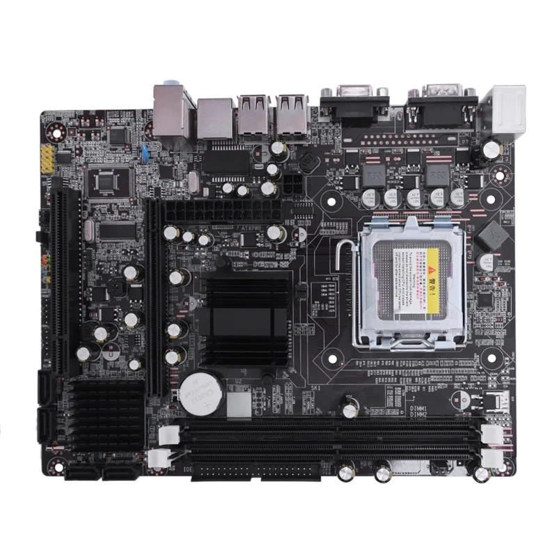 P945 Lga775/Ddr2 интегрированная звуковая карта, сетевая карта, поддерживает один двухъядерный небольшой материнская плата для Celeron Core Penti
