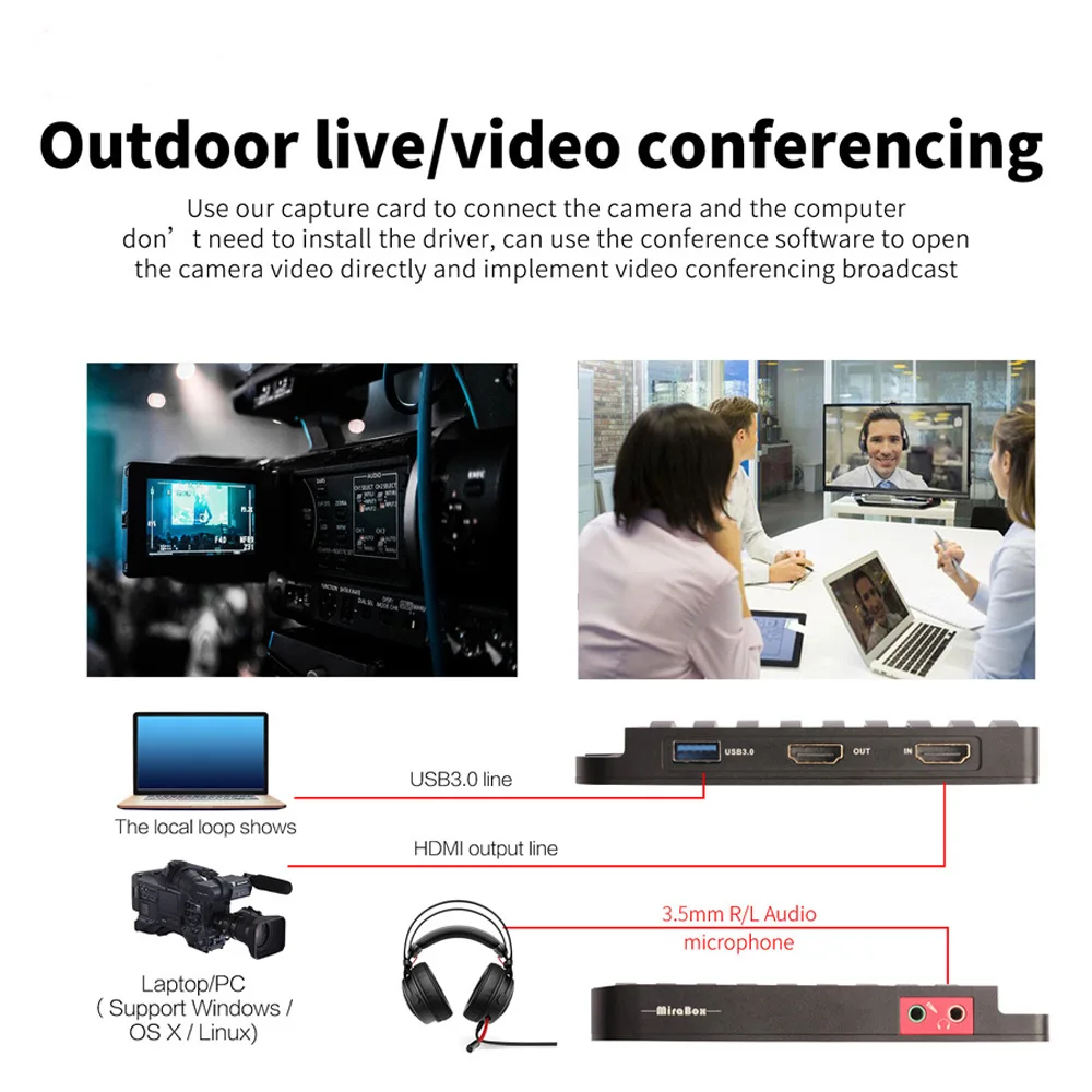 4k Hdmi Capture Card Hdmi To Usb3 0 Video Capture Work Like Cam Link For Dslr Camera Ps4 Ns Video Tv Tuner Cards Aliexpress