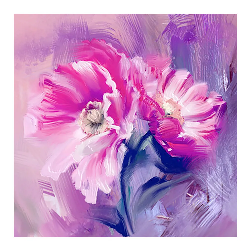 Ручная картина с масляным цветком алмазная полная круглая Nouveaute сделай сам