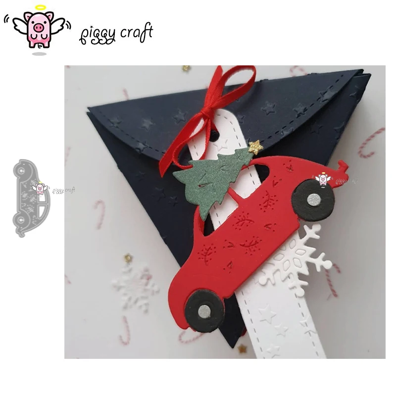 

Piggy Craft metal cutting dies cut die mold Car decoration Scrapbook paper craft knife mould blade punch stencils dies