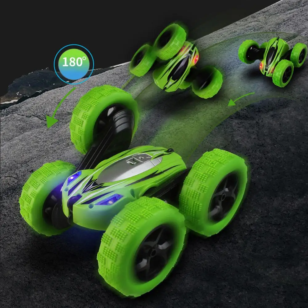 2,4G RC автомобиль трюк Дрифт деформация багги автомобиль Рок Гусеничный ролл автомобиль Высокая скорость 360 градусов флип радиоуправляемые трюковые автомобили игрушки