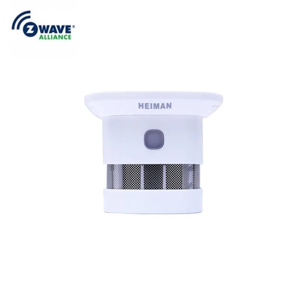 High quality reddot design award z-wave smoke sensor wireless somke detector fire alarm home security Control by App control