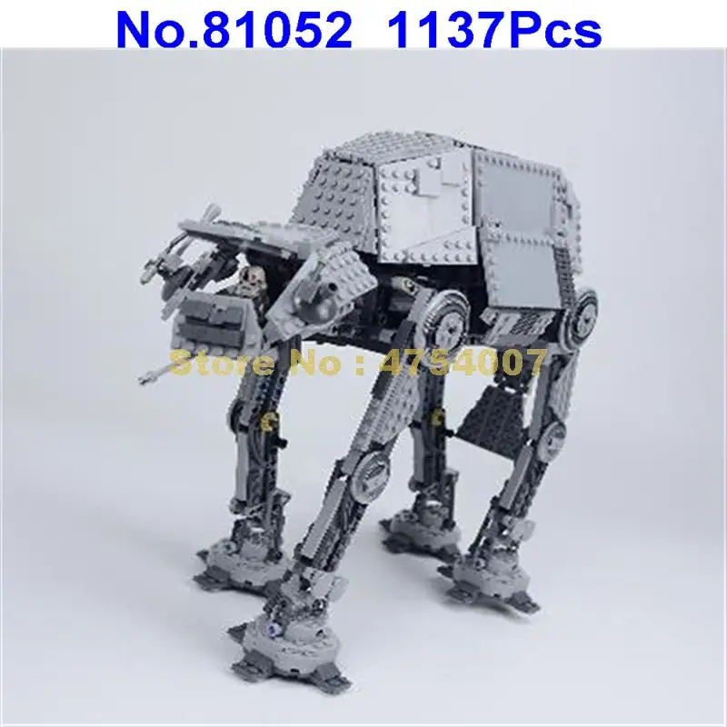 1137 шт серия Звездных Войн at-at робот-ходунки электрические строительные блоки 10178 игрушки
