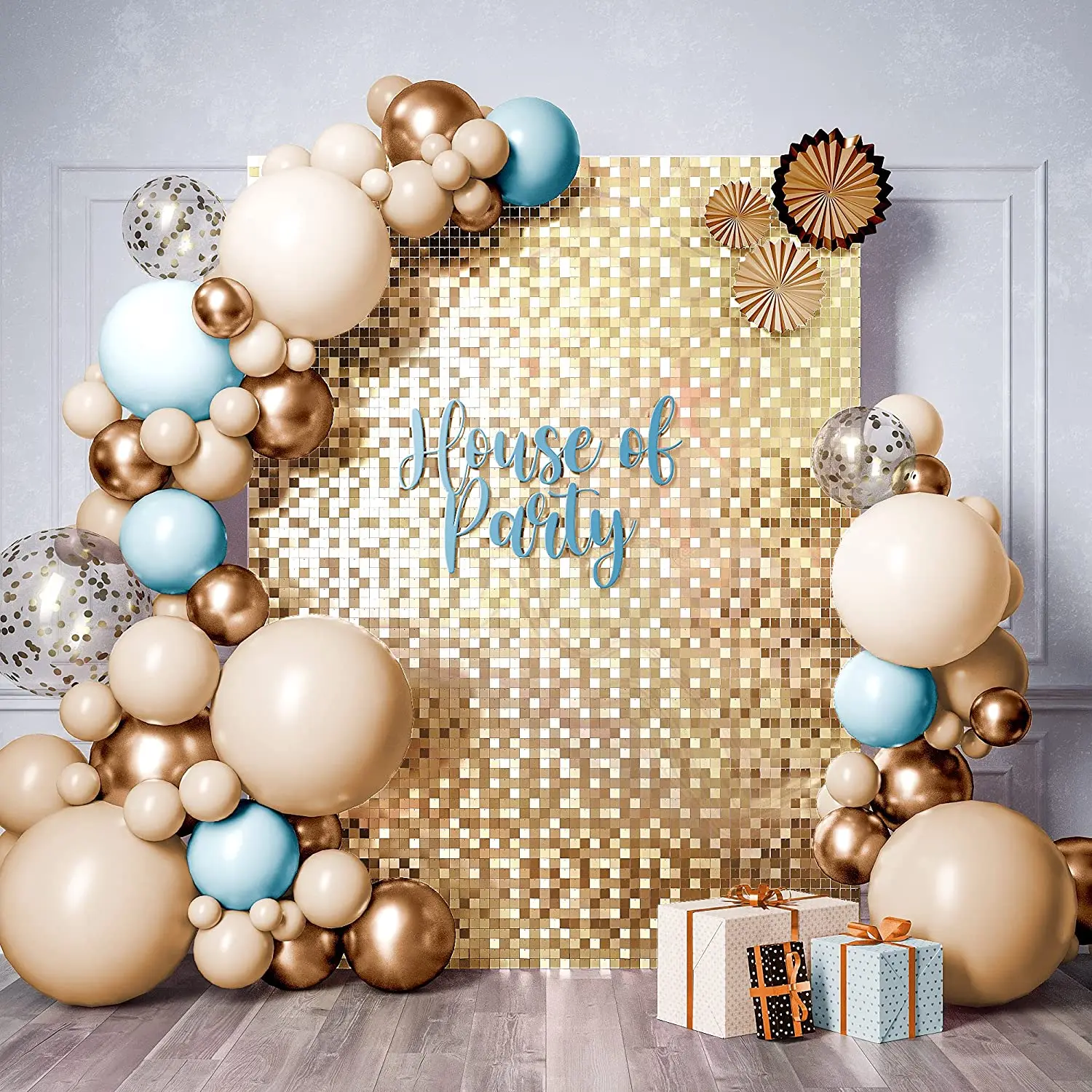 

Decorative Wind Board Sequins Color Stage Glitter Background Wall Decoration Board Party Christmas Wedding Shooting Background