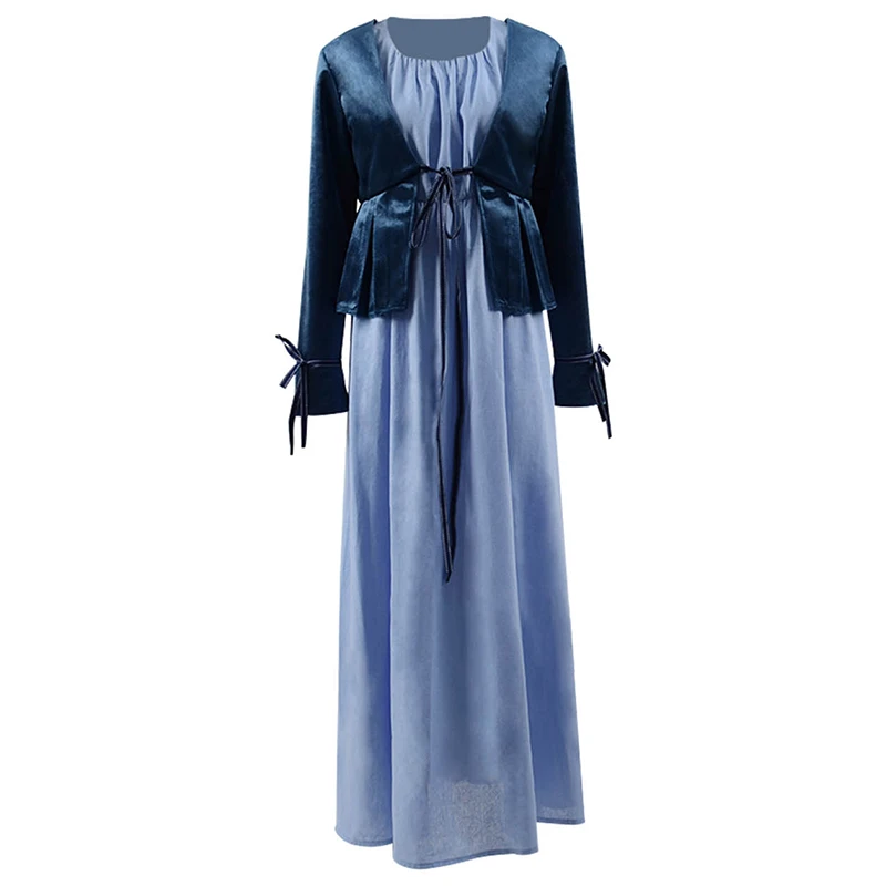 Cossky Fantine, костюм для косплея, женское синее длинное платье, наряд