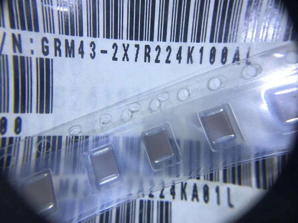 GRM432X7R224K100AL GRM43RR72A224KA01L GRM43-2 X7R 224K 100 C500 4,5*3,2 мм 1812 2,2 мкФ k 10% новый оригинальный