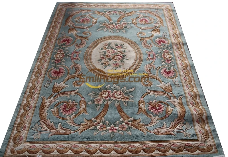 savonnerie luxury carpet Traditional Savonnerie Inspired Needlepoint New Listing carved Rectangular New Knitting savonnerie