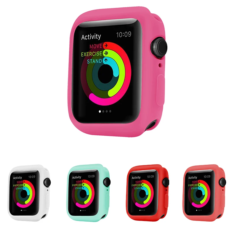 Чехол для Apple Watch чехол watch 5 4 44 мм 40 iWatch 42 38 Противоударная защита экрана бампер 3 2