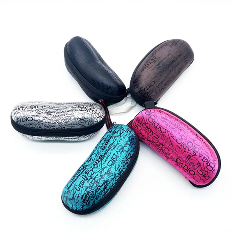 

Eyewear Cases EVA Zipper Bag Easy To Carry Eyewear Protector Portable Glasses Package Sunglasses Box Print Storage