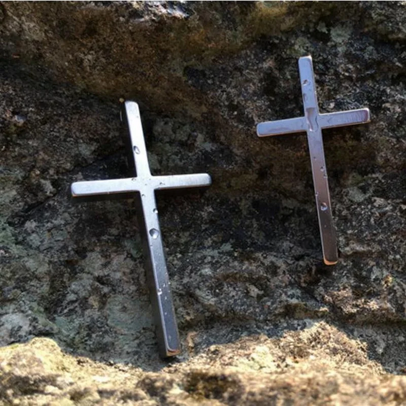 

Инструменты для повседневного использования на открытом воздухе, титановое ожерелье с крестом