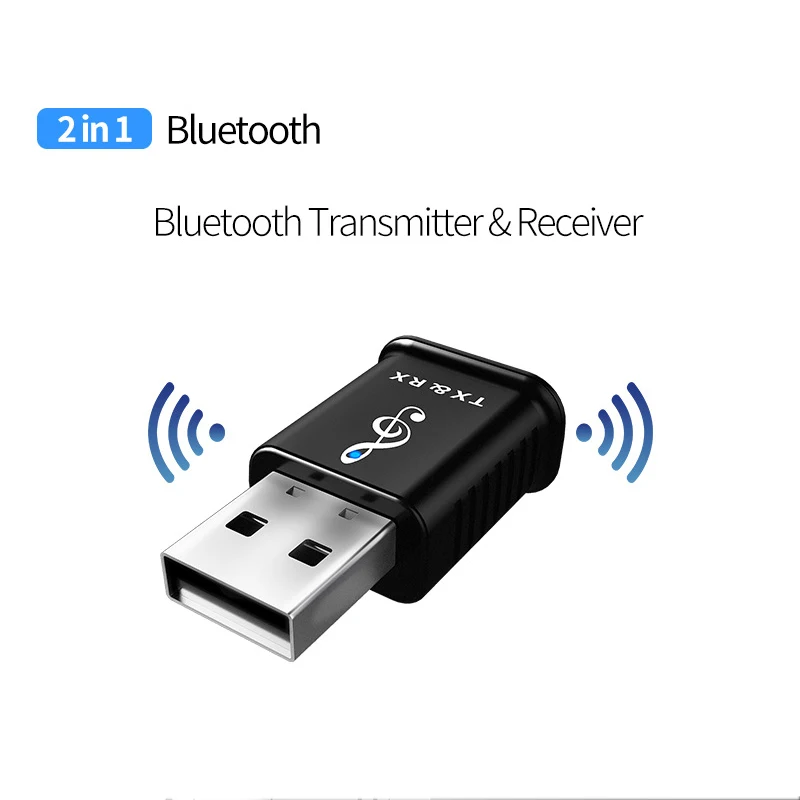 Bluetooth 5,0 передатчик приемник 2в1 Bluetooth стерео AUX RCA USB 3,5 мм аудио беспроводной адаптер для ТВ ПК автомобильный комплект наушников
