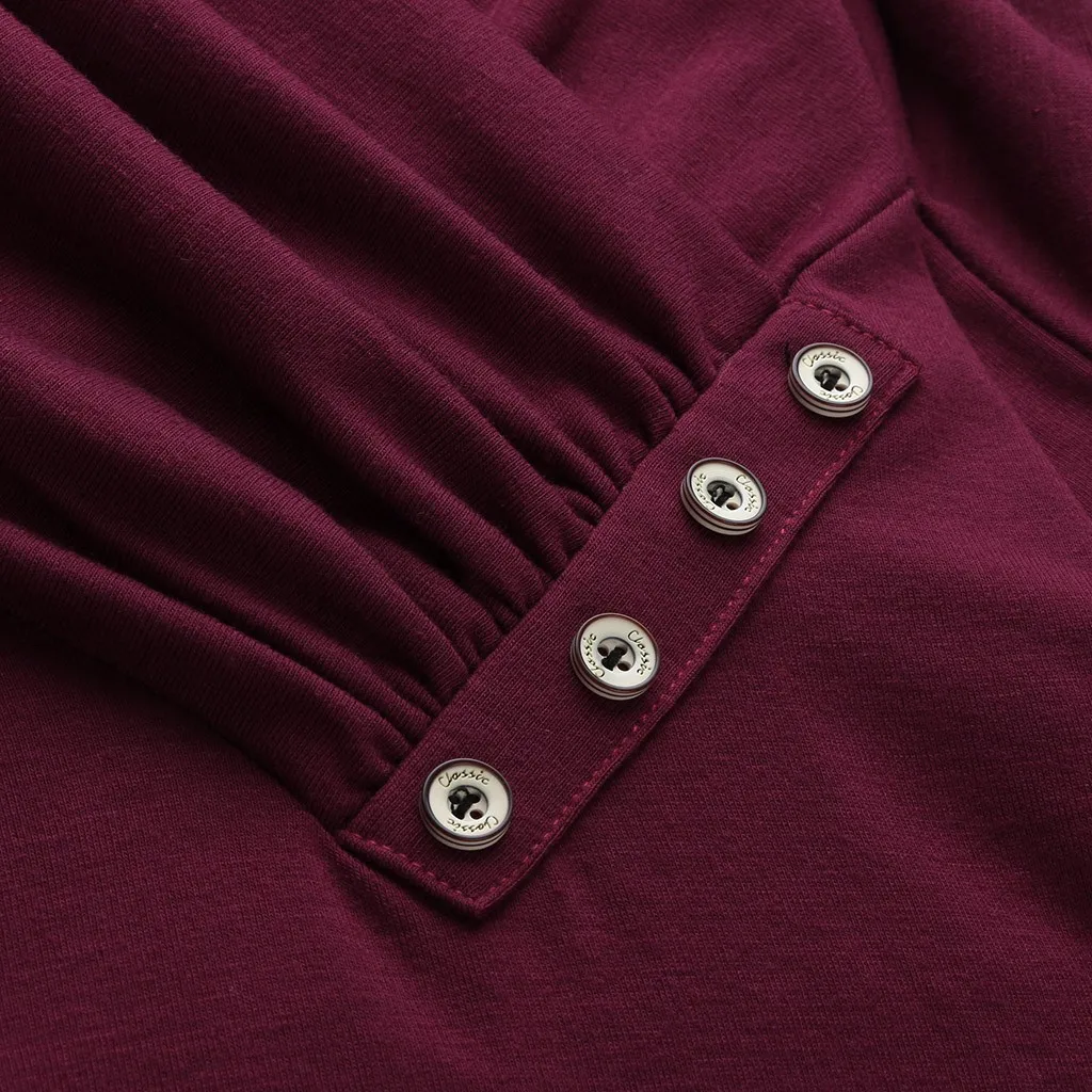 Maternity Blouses And Top For Pregnant Maternity Blouse Autumn Winter Long Sleeve Pullover Solid Maternity Blouse Clothes Y925