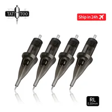 10 шт одноразовые иглы для татуировки 0,3 мм 0,35 мм круглый вкладыш стерилизованные безопасные картриджи Иглы для татуировки с мембранной системой