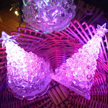 

Color Changing LED Christmas Tree Battery Operated and Portable for Dining Table Centerpieces Mantle XHC88