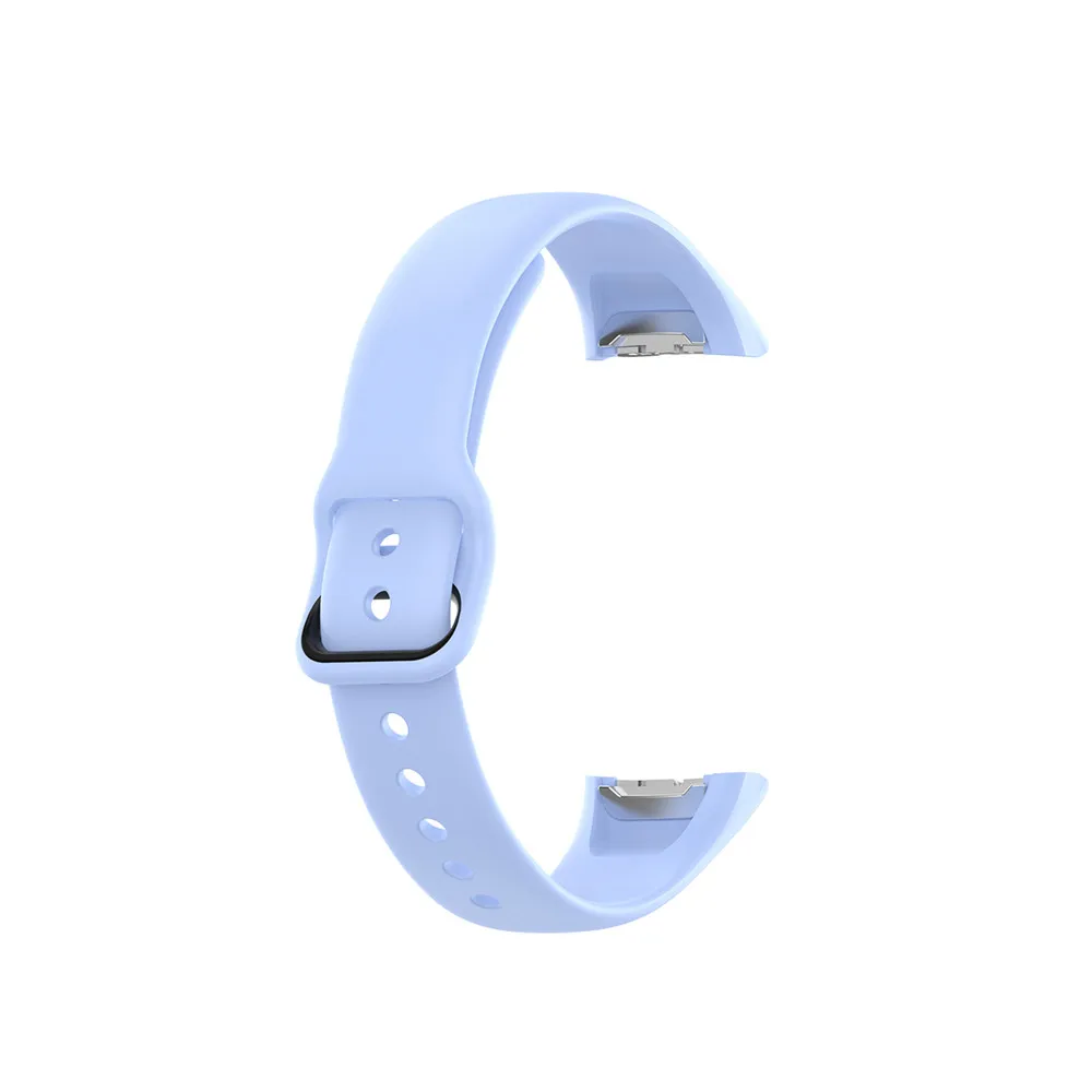 Синий Силиконовый ремешок для часов samsung Galaxy Fit SM-R370 часы сменный ремешок на запястье спортивный браслет - Цвет: Синий