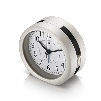 

Mute Plastic White Small Alarm Clock Bedside Creative Music Simple Watch Night Light Reveil Enfant Educatif Home Decor GG50nz
