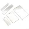 6pc/lot  No Fade Charms 316 Stainless Steel rectangle Charms for necklace pendant charms diy jewelry making ► Photo 1/6