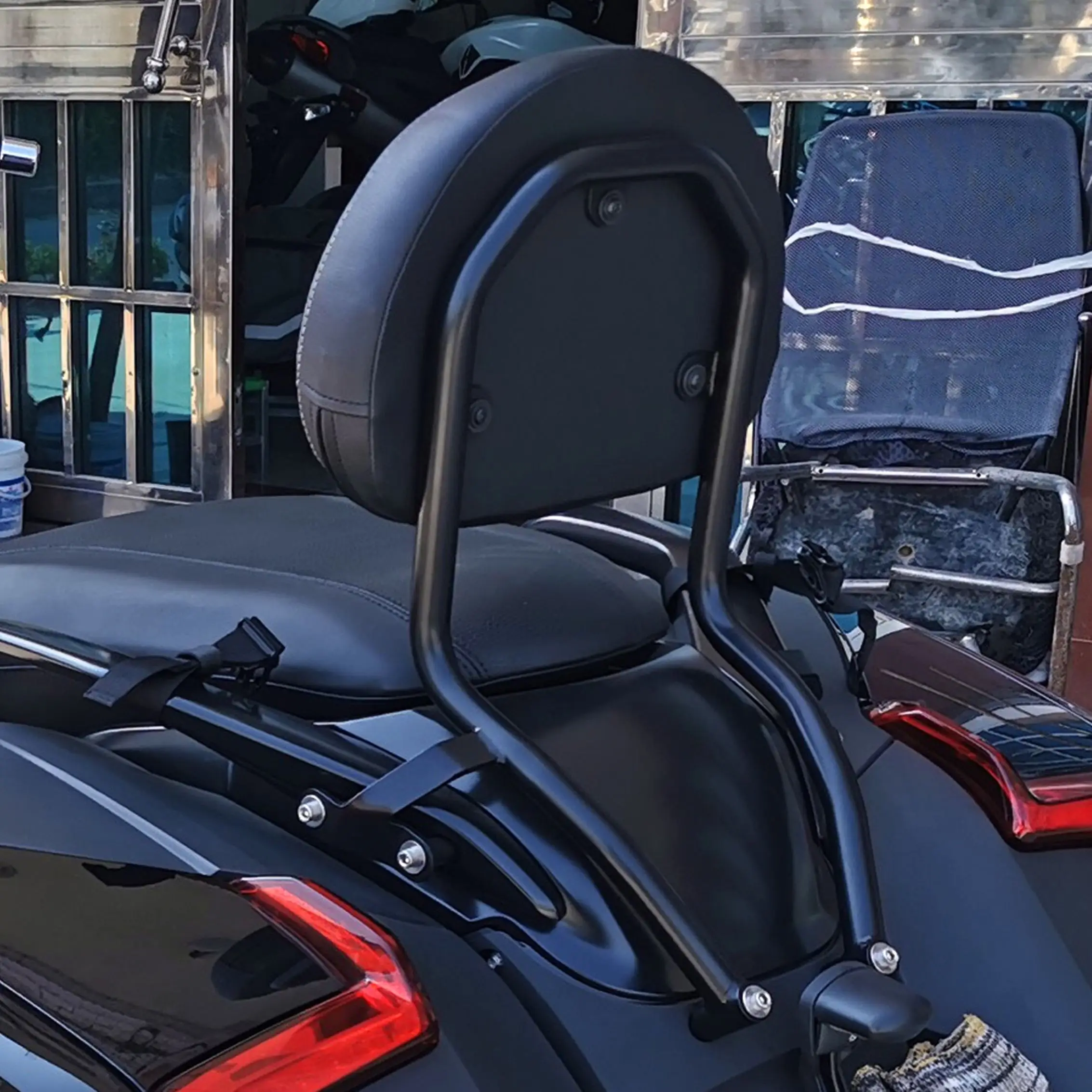 

Panical Sissy Bar Sissy Dress Respaldo Moto Passenger Backrest For BMW K1600B Bagger 2018 2019 2020 2021 2022 2023 Motorcycle
