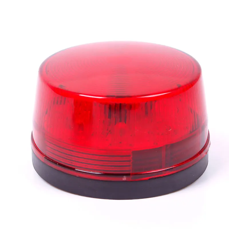 12 В охранная сигнализация, стробоскоп, сигнал безопасности Предупреждение, мигающий светодиодный светильник, лампа 90 s/minute, сигнальная лампа, синий/красный/желтый - Цвет: Красный