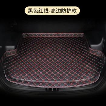 

Car styling 3D three-dimensional PU tail box protective carpet pad trunk luggage pad for MG ZS 2017 2018 2019