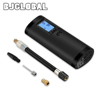 

100PSI Cordless Inflatable Air Pump Portable Electric Pump Digital Tire Inflator For Car Motorcycle Bicycle Scooter Emergency