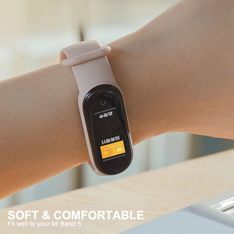 Симпатичный сменный Браслет для Xiaomi Mi Band 3 4 5 ремешок mi band браслет