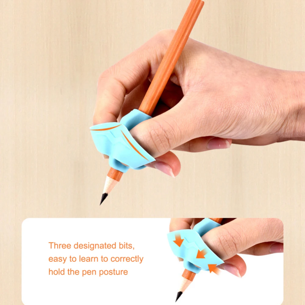 6 шт. силиконовая подставка для ручек ручки-карандаши насадка на карандаш ручка тренажер коррекция осанки держатель для школьников детские инструменты для письма