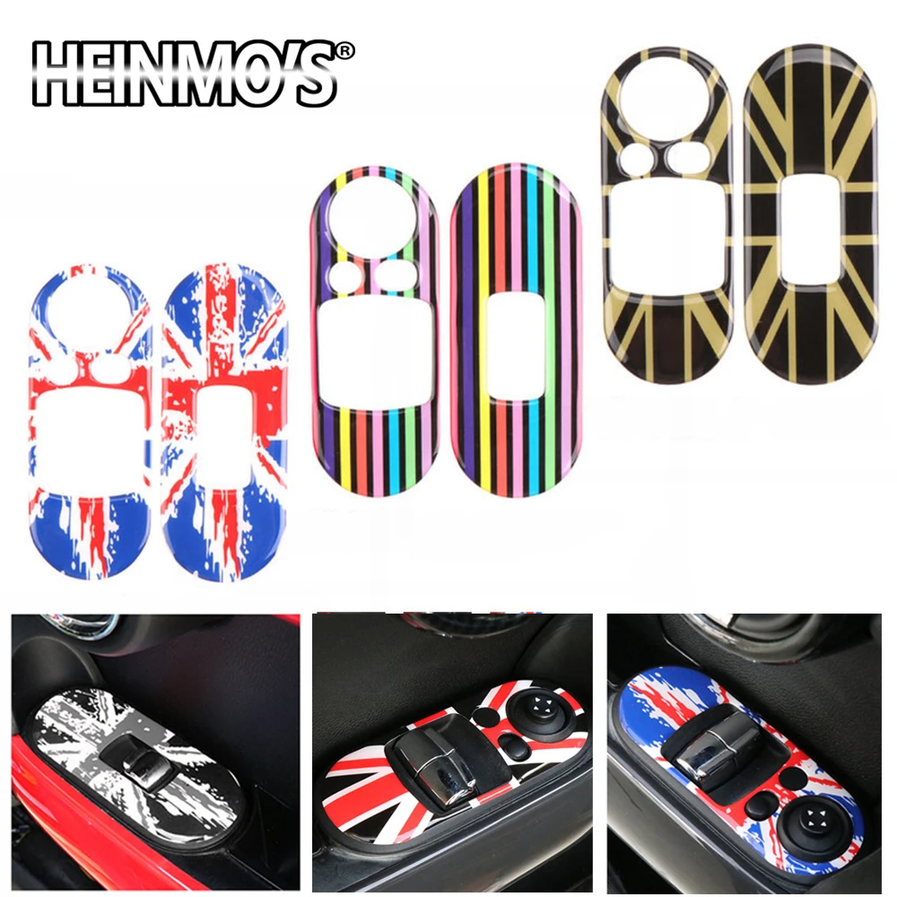 Для Mini Cooper JCW F55 F56 Автомобильная интерьерная наклейка, аксессуары для укладки, ветровое стекло, подъемная панель, декоративная наклейка для мини