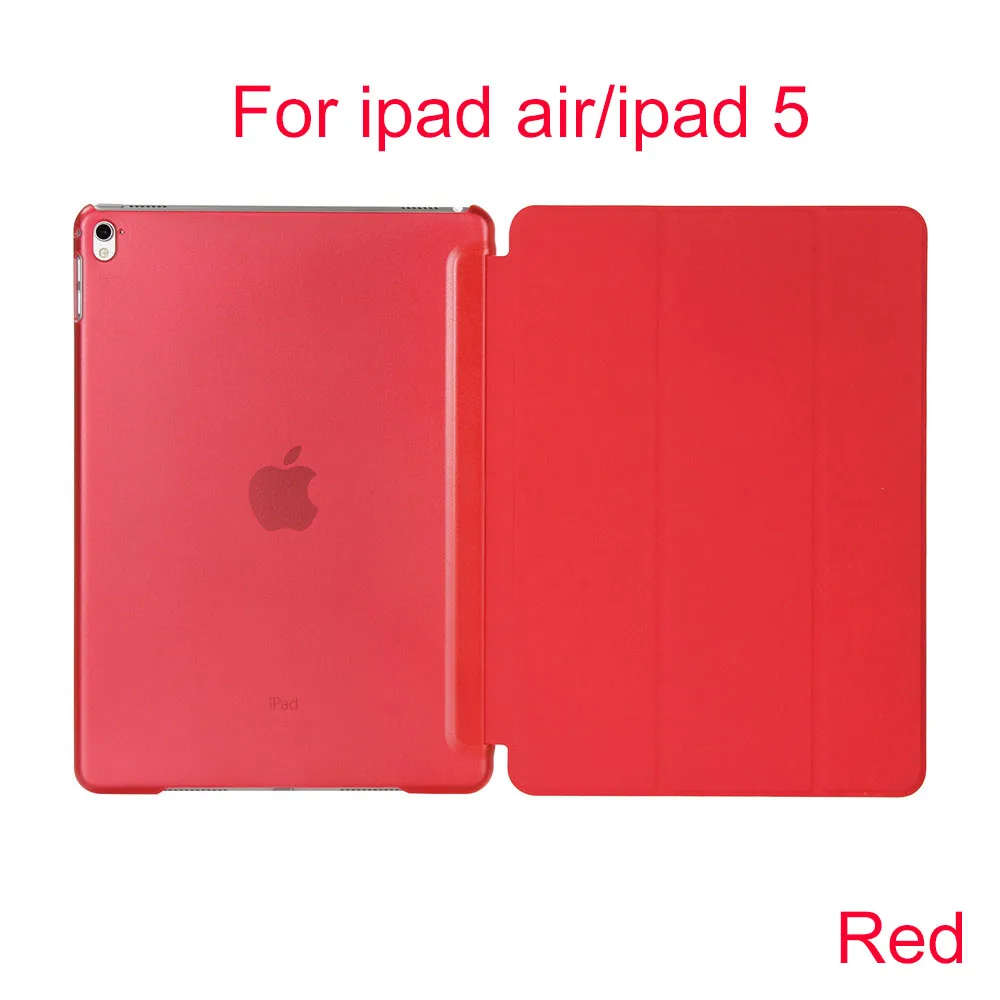 Essidi ультра тонкий прозрачный чехол для ipad air 1 air 2 складной Анти шок планшетный ПК чехол для ipad 5 6 умный чехол - Цвет: For ipad 5 air 1