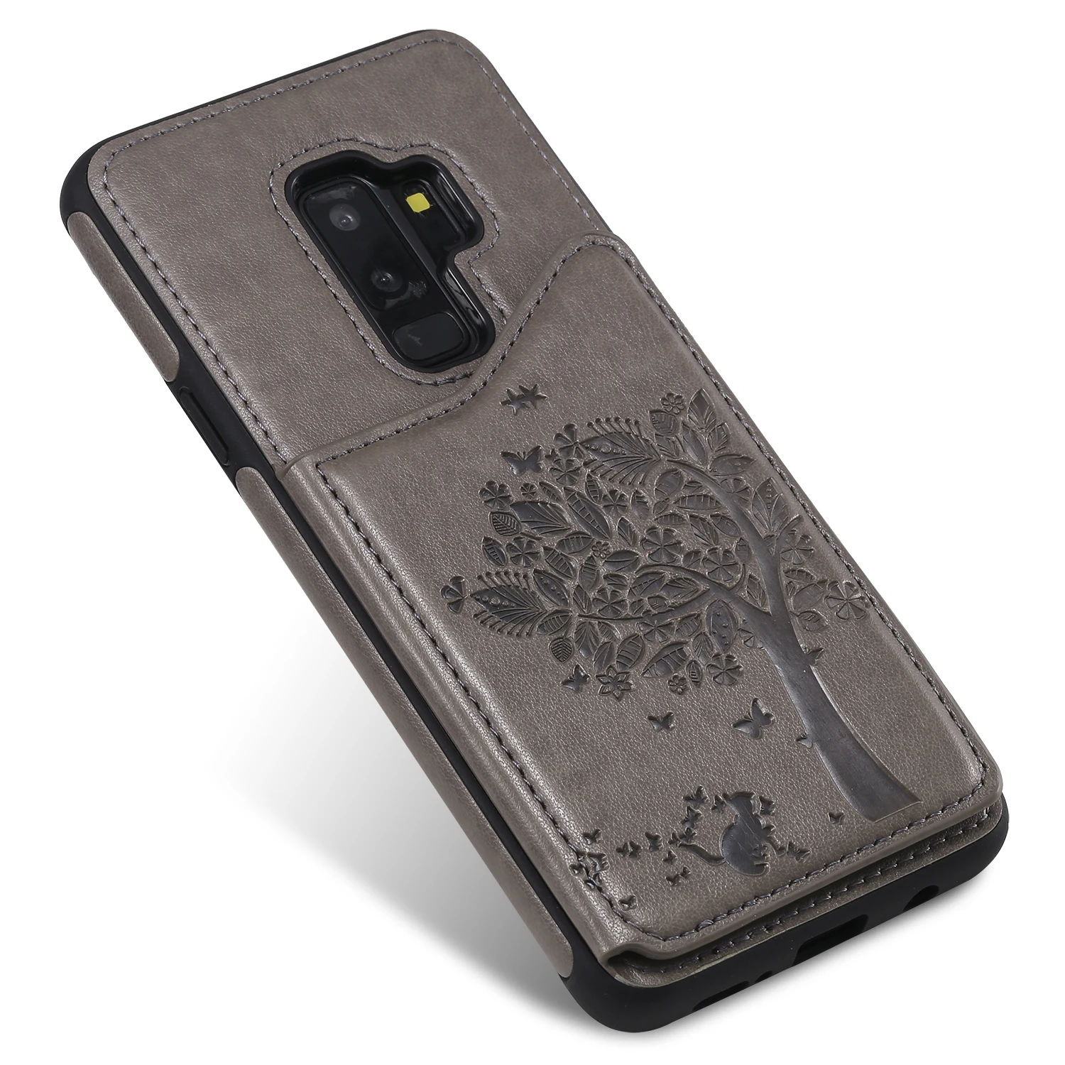 Полуобернутый чехол для телефона samsung Galaxy S9 S9Plus SM-G960F SM-G965F samsung S9+ S9Active Кожаный чехол Чехол SM-G960U