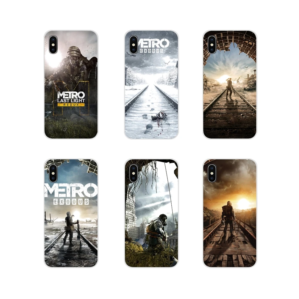 For Apple iPhone X XR XS 11 12Pro MAX 4S 5S 5C SE 2020 6S 7 8 Plus ipod 5 6 Accessories Phone Cases Covers Metro last light | Мобильные