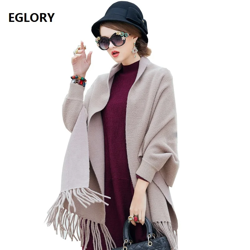 

2020 Autumn Winter Fashion Sweater Cardigans Women Floral Embroidery Knitting Long Sleeve Casual Tassel Cardigan Jackets Coat