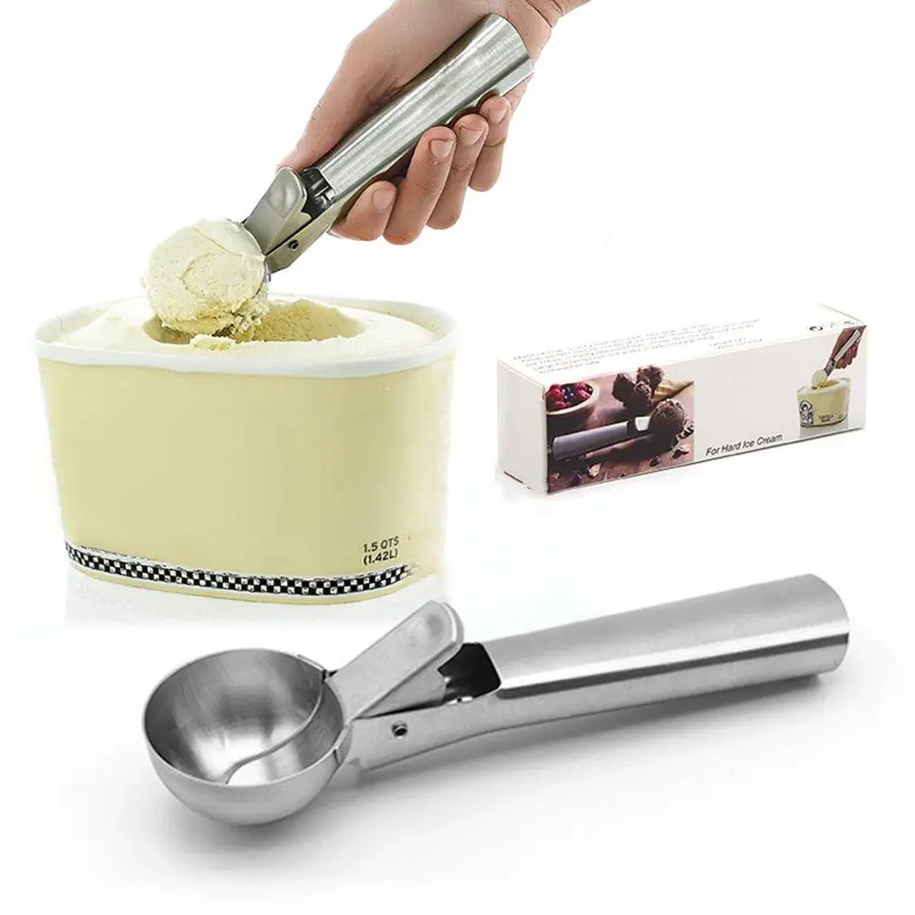 7 дюймов Нержавеющая сталь Мороженое Маш ложка для картофеля полезные ложка для мороженого