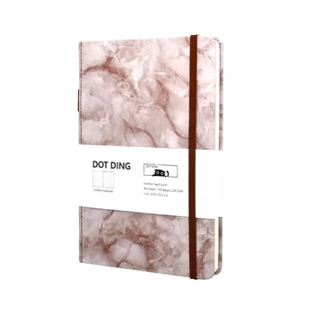 

A5 Thickened Student Journal 160 Pages Leather Softcover Pen Holder Travel Dotted Notebook Diary Stationery Planner Gift 100 GSM