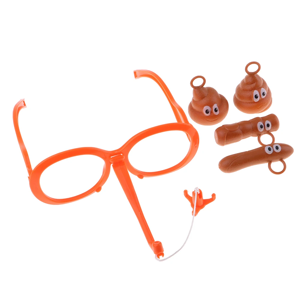 Super Cute Poop Toys and Games, Save the Poops with Glasses, Novelty Gifts