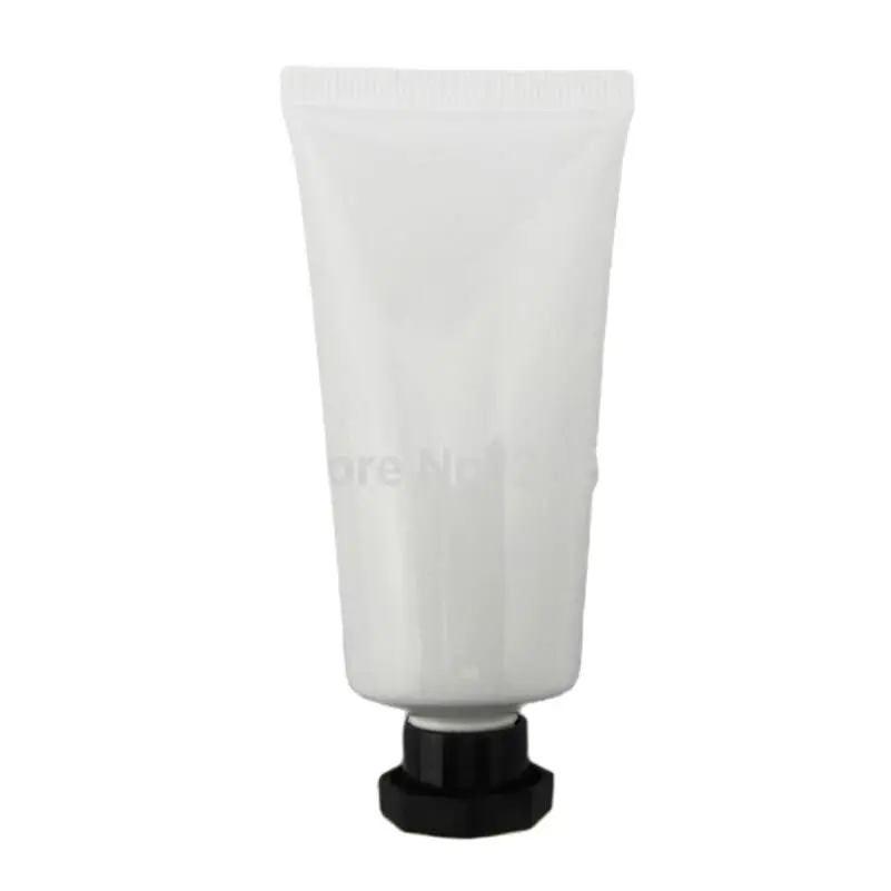 

30ml white soft tube with black eight angel lid used for mildy wash \butter \handcream tube