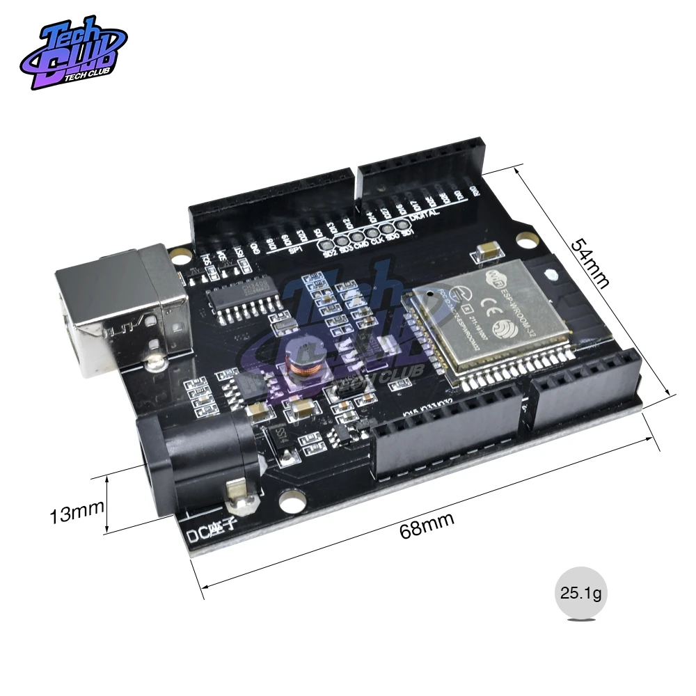 Для Wemos D1 Mini ESP32 ESP-32 WiFi Bluetooth 4MB Flash UNO D1 R32 плата модуль CH340 CH340G макетная плата для Arduino