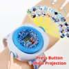 Princess Elsa Children Watches Girls Rubber Digital 3D Projection Mickey Watch Kids Clock Boys Wristwatches Gift Dropshipping 3