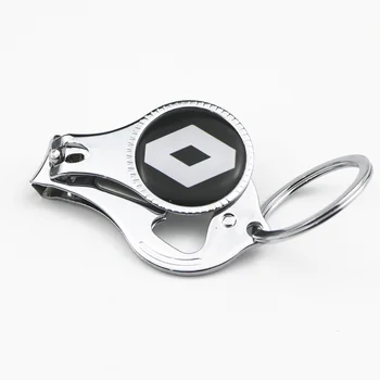 

3D Alloy Multifunctional Combination Car Keyring Emblem Badge Key Ring For Renault Clio Laguna 2 Megane 2 3 Duster Logan Captur
