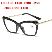 Модные кошачьи очки для чтения, оптические квадратные очки, оправа для женщин, оправа, ультра светильник стразы, диоптрия, очки для чтения NX