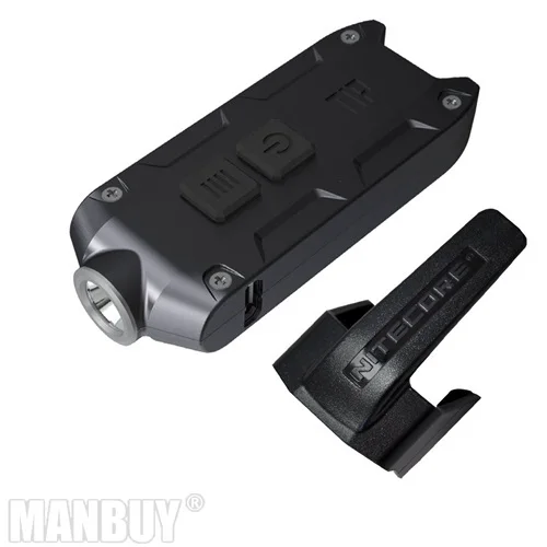 NITECORE TIPCRI + Multi-purpose Clip Metal USB Rechargeable Key Button Light Outdoor Daily Camping Hiking Fishing EDC Flashlight