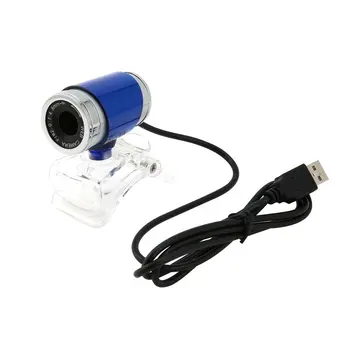 

360 Degree Adjustment USB 2.0 5MP HD CMOS Image Sensor Webcam Web Cam Camera for Computer PC Laptop Desktop