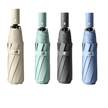 

Fully Automatic Folding Umbrella UV Protection Rain Gear Women Anti UV Sunscreen Female Sun Umbrella Man Parasol 2020 Paraguas