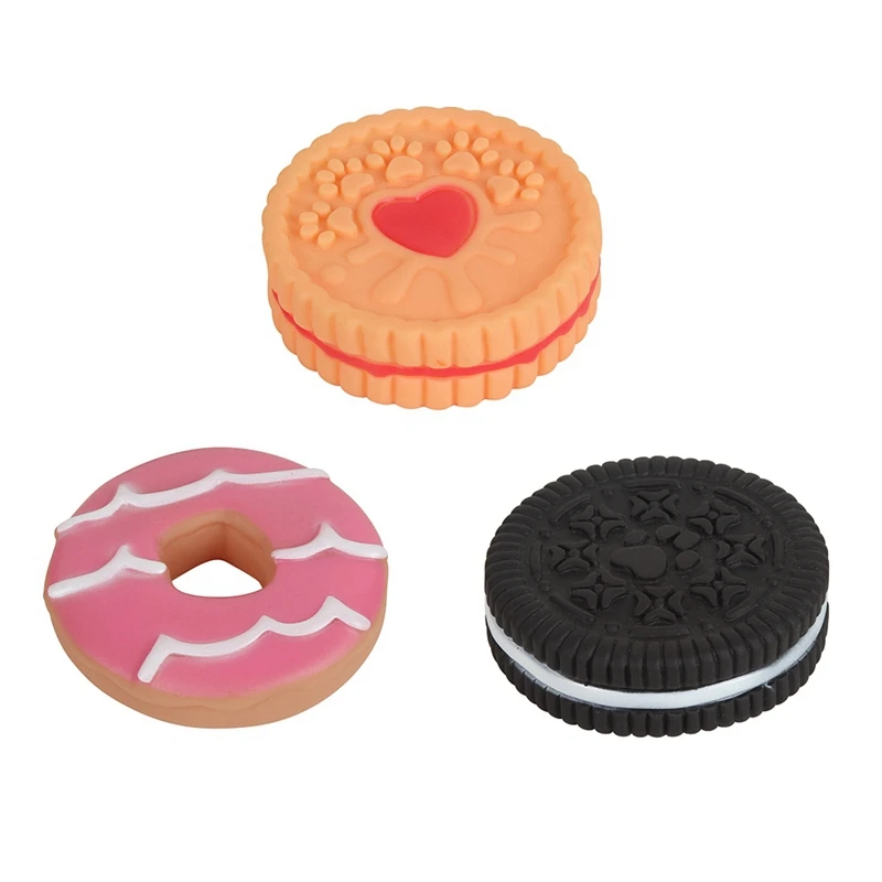 PVCCookie Форма Pet игрушка собака щенок резиновый звук интерактивные жевательные игрушки Чистка зуб укус жевание сопротивление Dropship