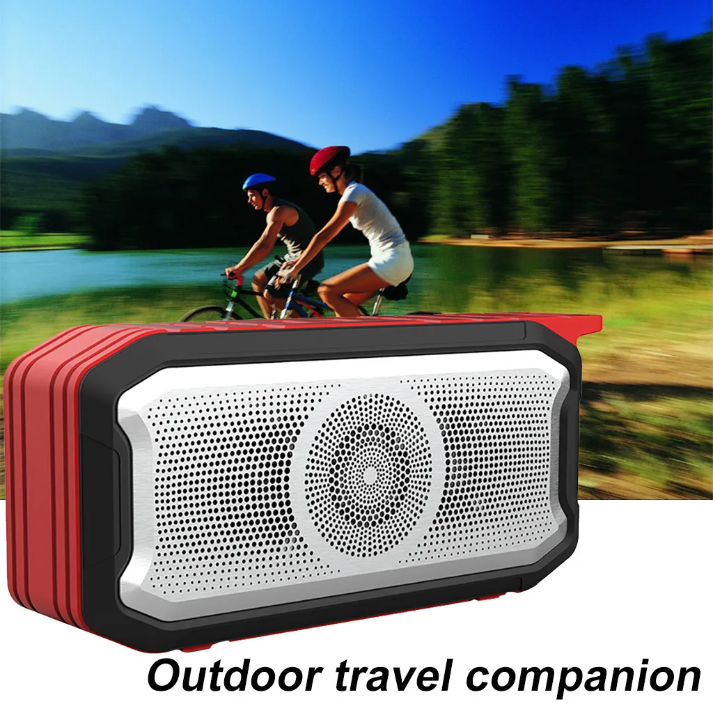 Outdoor Wireless Bluetooth 5.0 HD Sound Quality Music Waterproof IPX7 Super Bass TWS Speaker Digital Sound Loudspeaker for phone