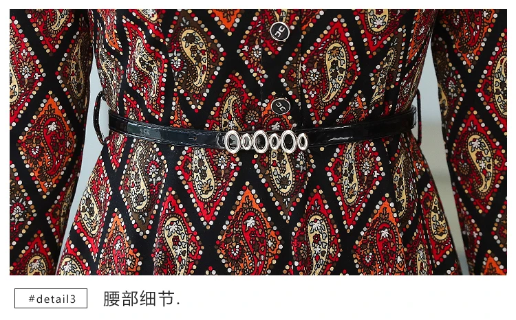 Plus Size Autumn Winter Long Sleeve Dresses 2020 Vintage Print Boho Casual Midi Dress Elegant Women Bodycon Party Maxi Vestidos