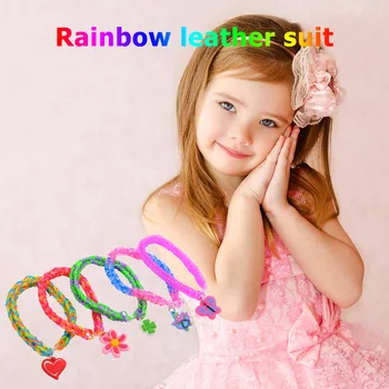 

600pcs/box Disposable Hair Elastic Rope Rubber Band for Women Girls Bind Tie Ponytail Holder for Braids Rubber Bands